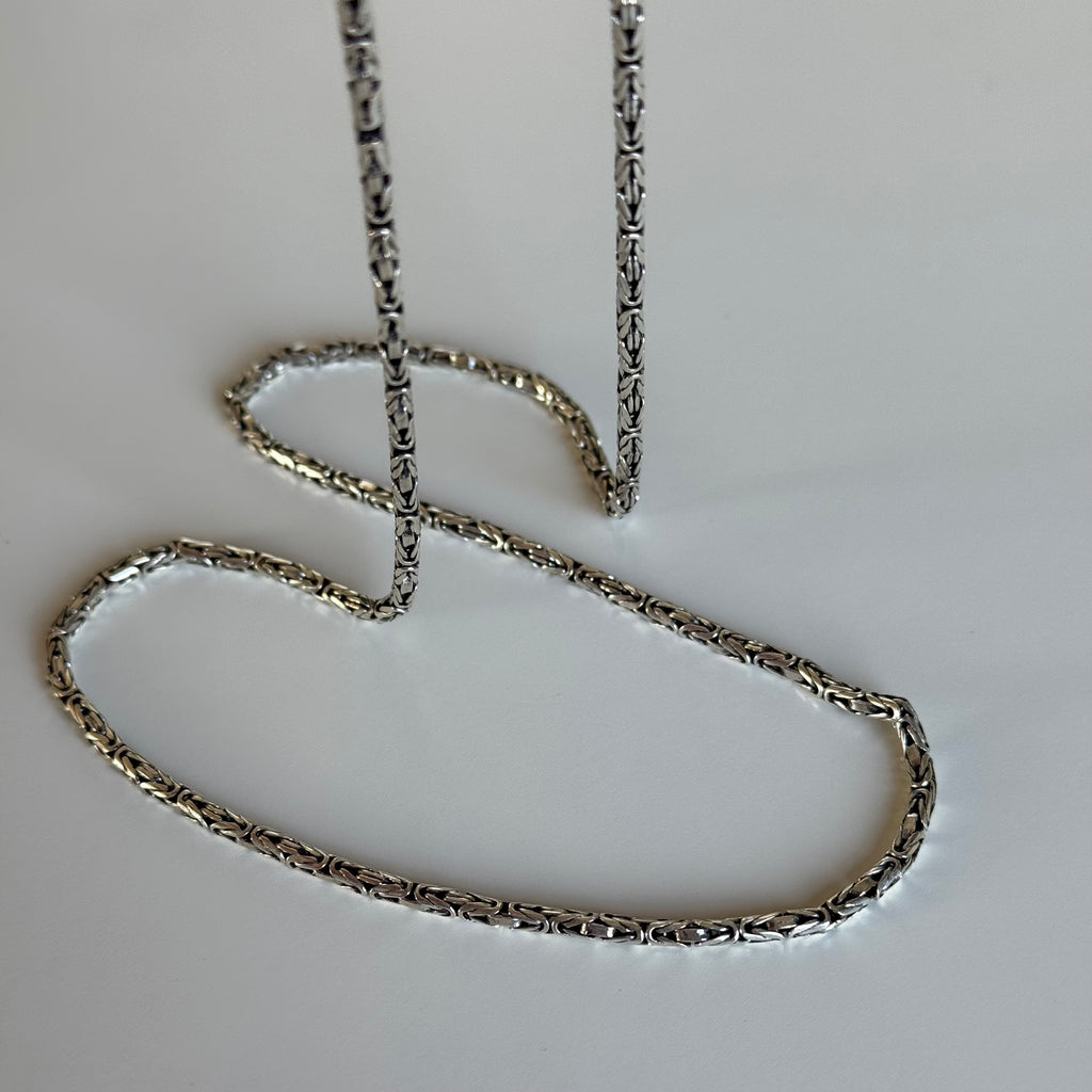 OVAL KING KEDJA 3MM | 925 SILVER 