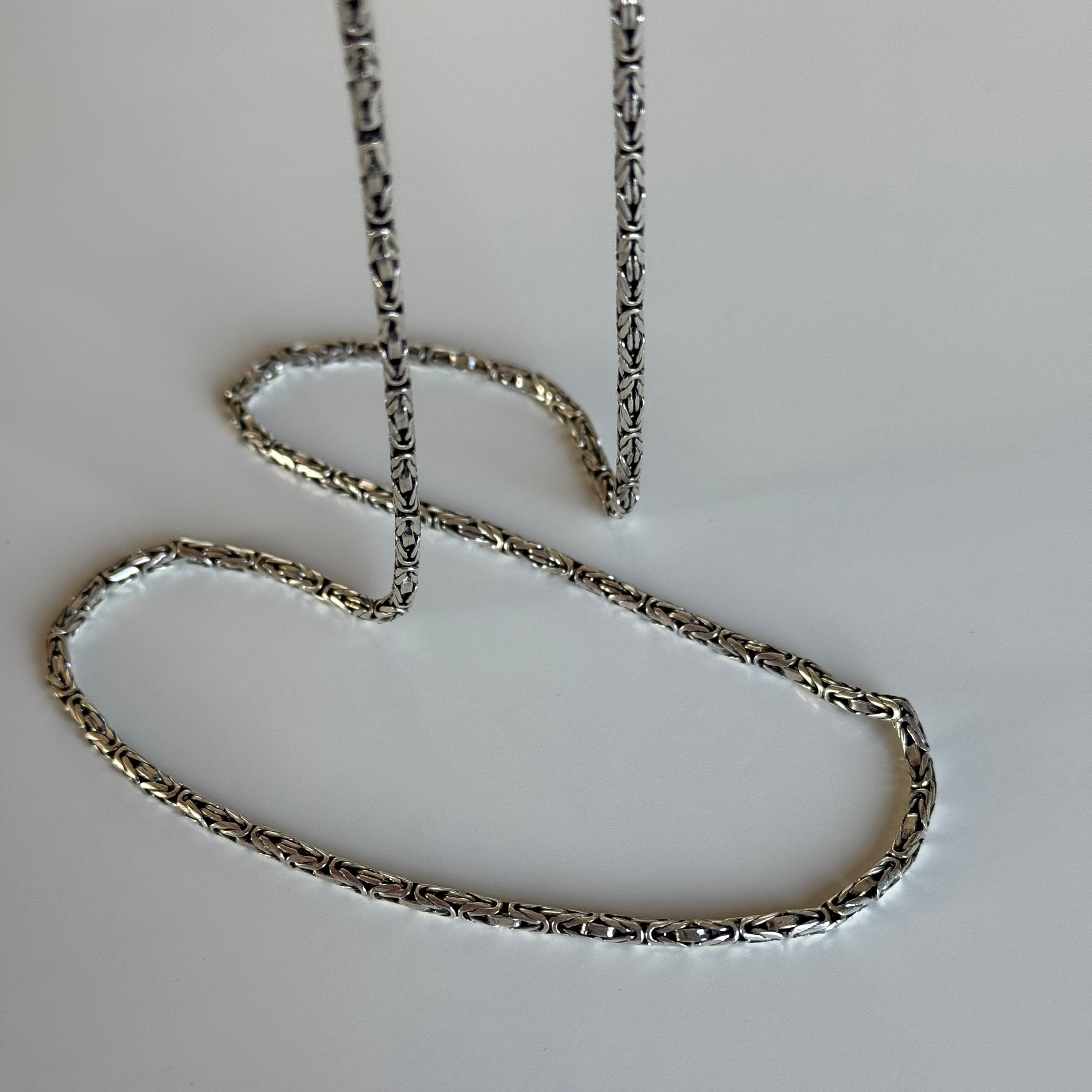 OVAL KING KEDJA 3MM | 925 SILVER 