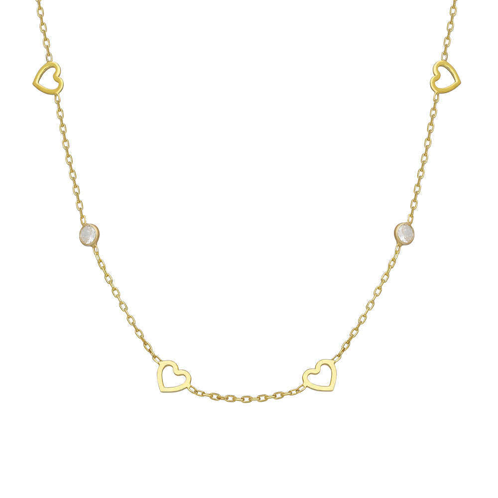 SERENTY HJÄRTA KRAGE | 925 SILVER