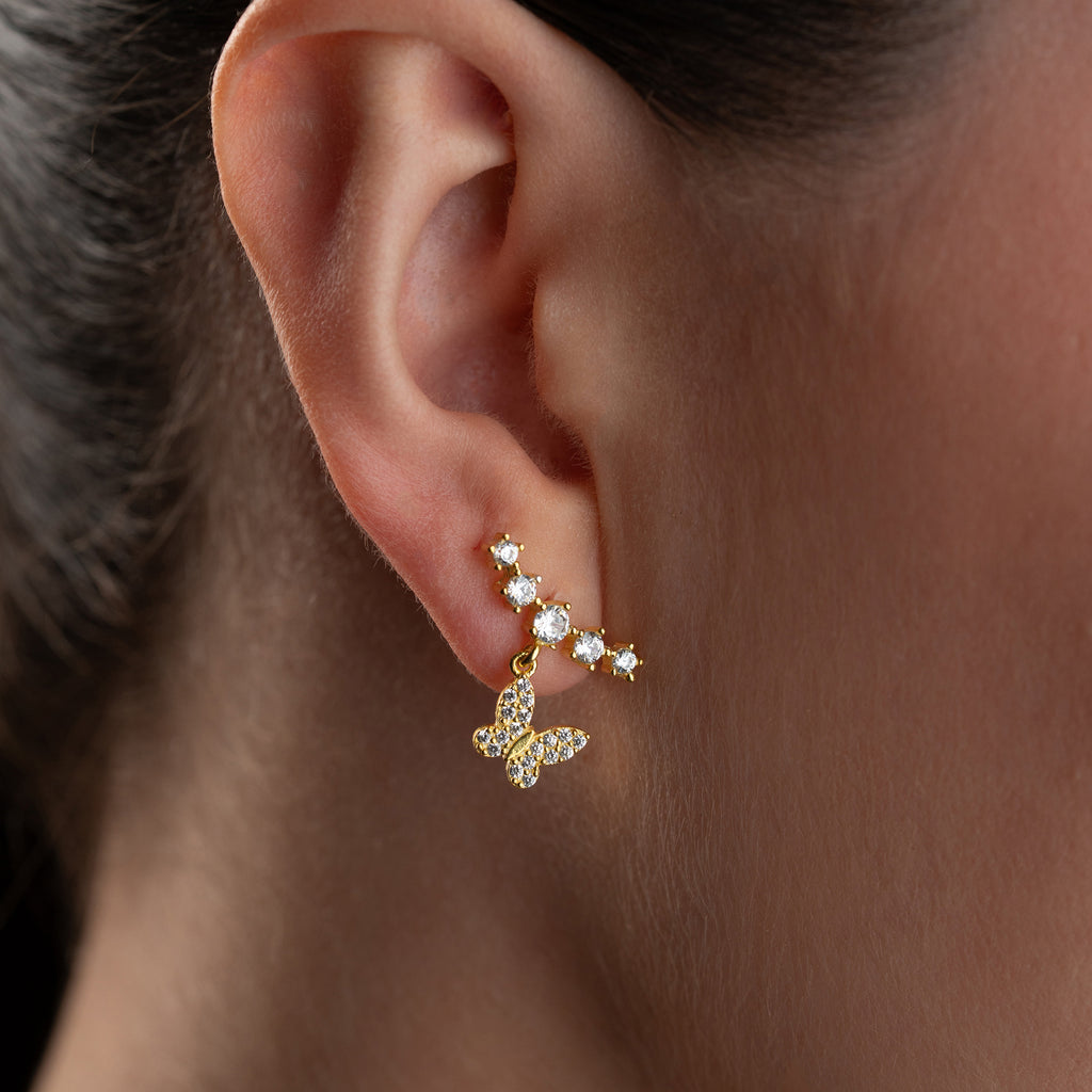 ESTEE MED FJÄRILÖRHANGEN | 925 SILVER