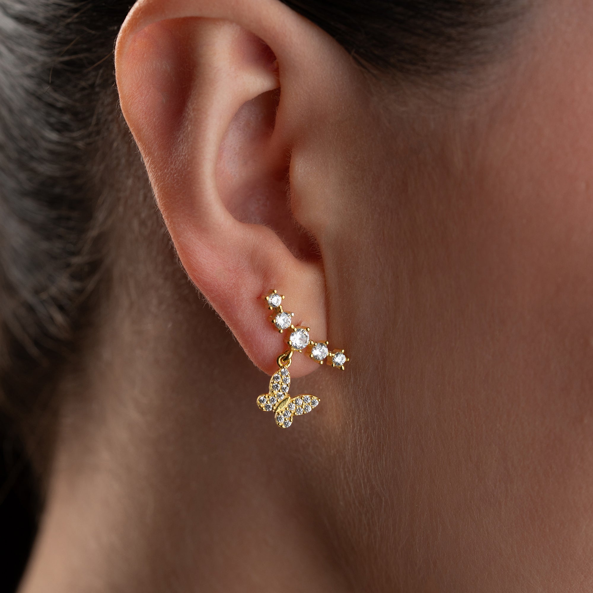 ESTEE MED FJÄRILÖRHANGEN | 925 SILVER