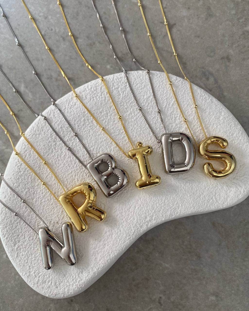 BALLONG BREV KRAGE | 925 SILVER