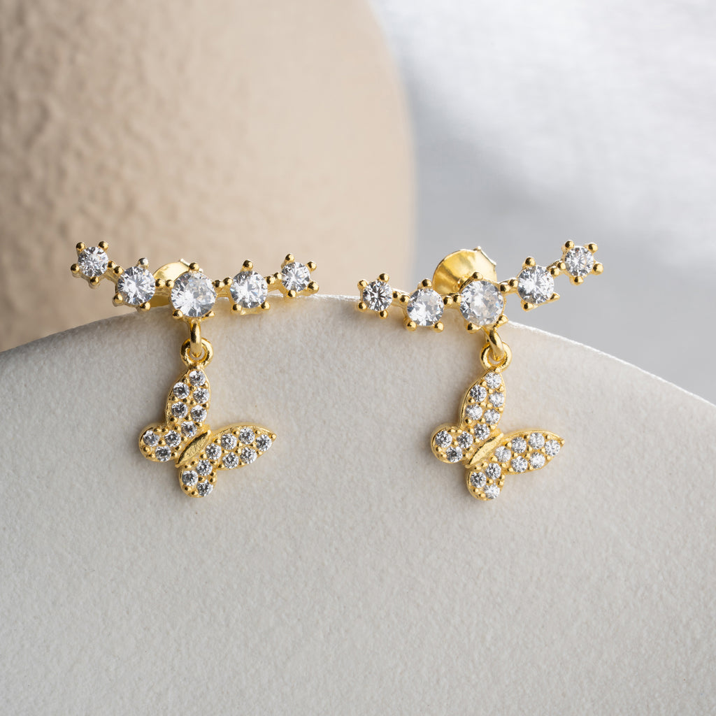 ESTEE MED FJÄRILÖRHANGEN | 925 SILVER