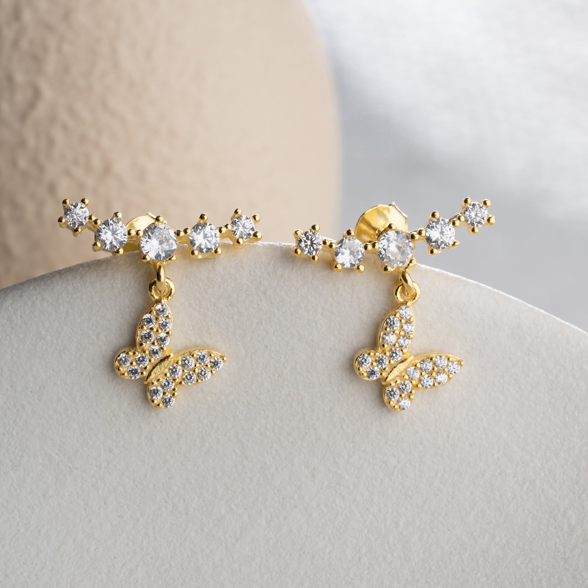 ESTEE MED FJÄRILÖRHANGEN | 925 SILVER