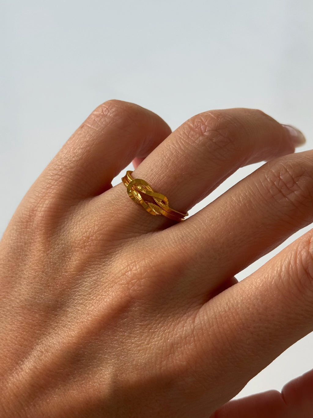 KÄRLEK KNUT RING | 925 SILVER