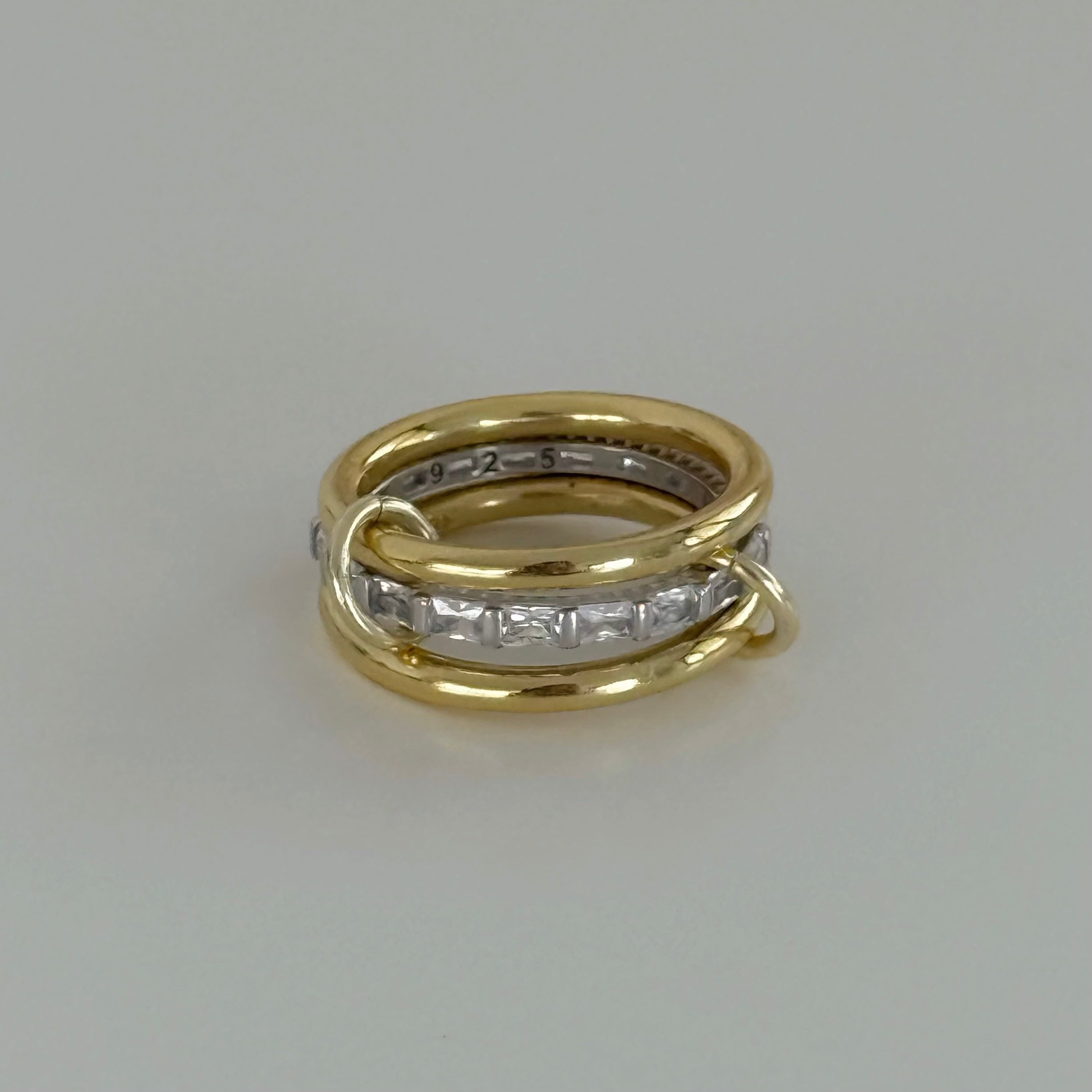 AMOUR BAGUETTE RING | 925 SILVER