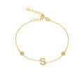 Tiffany Zirkonia Buchstaben Armband (7054861238317)