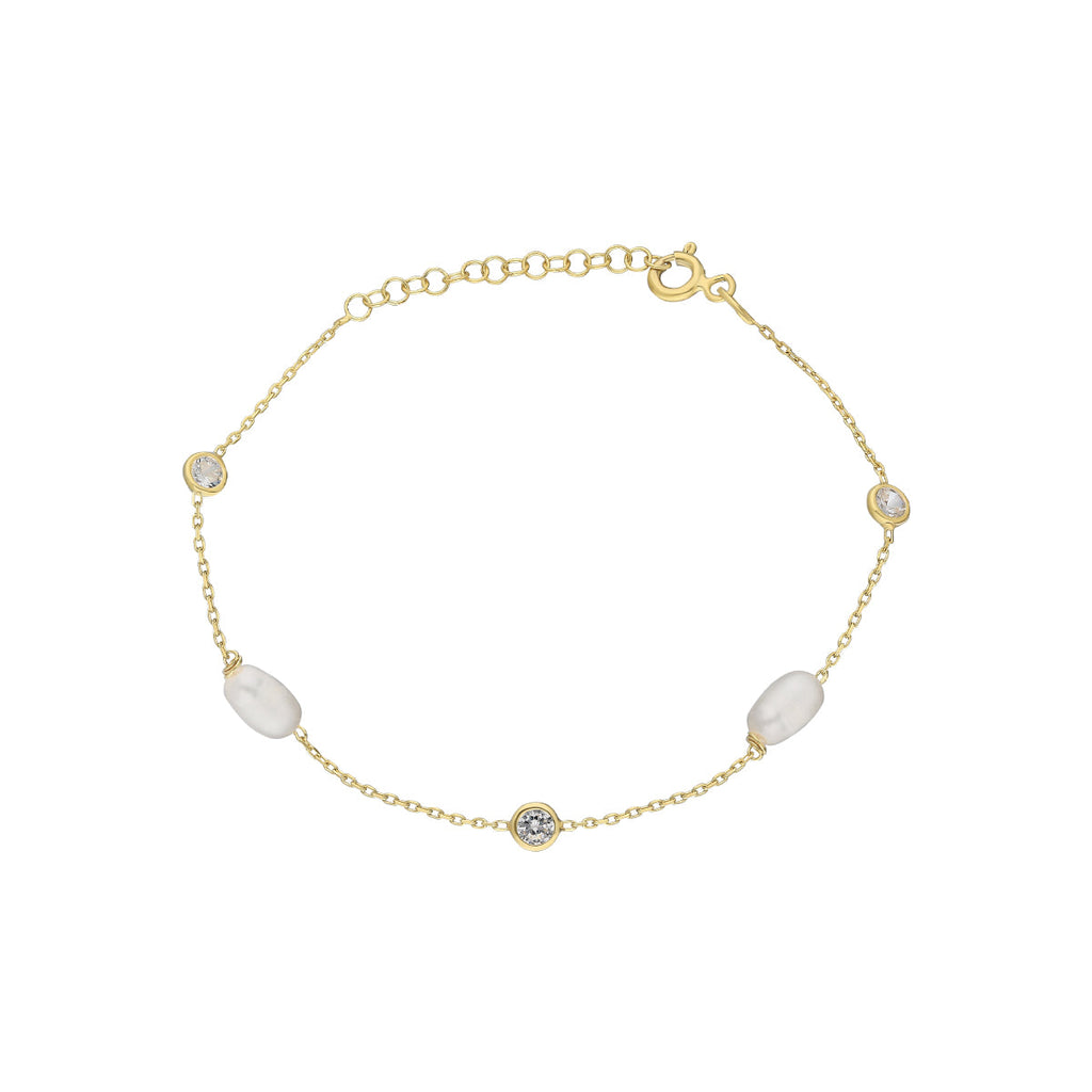 Stein Armkette mit Perlen (7152996024365)