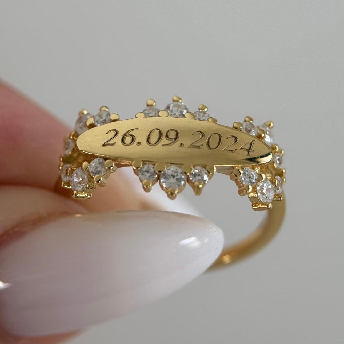 RING FÖR ATT SPARA DATUMET | 925 SILVER