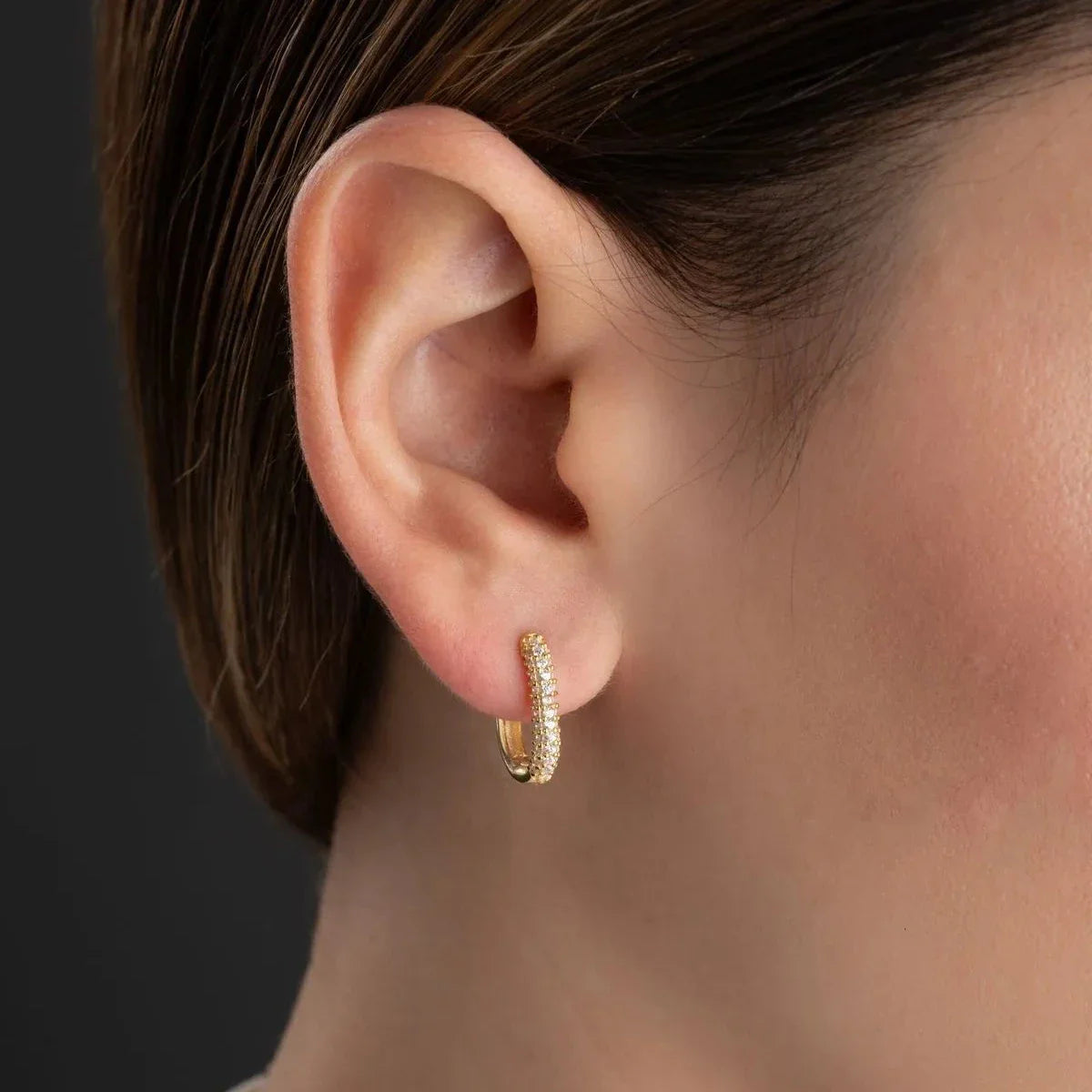 ÖRONHÄNGAR MED FLARE | 925 SILVER