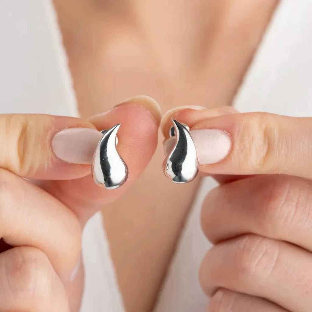 STORT DROPPE HÄNGAR | 925 SILVER