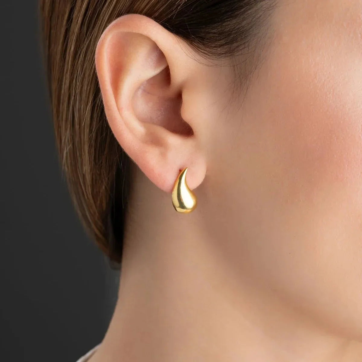 STORT DROPPE HÄNGAR | 925 SILVER