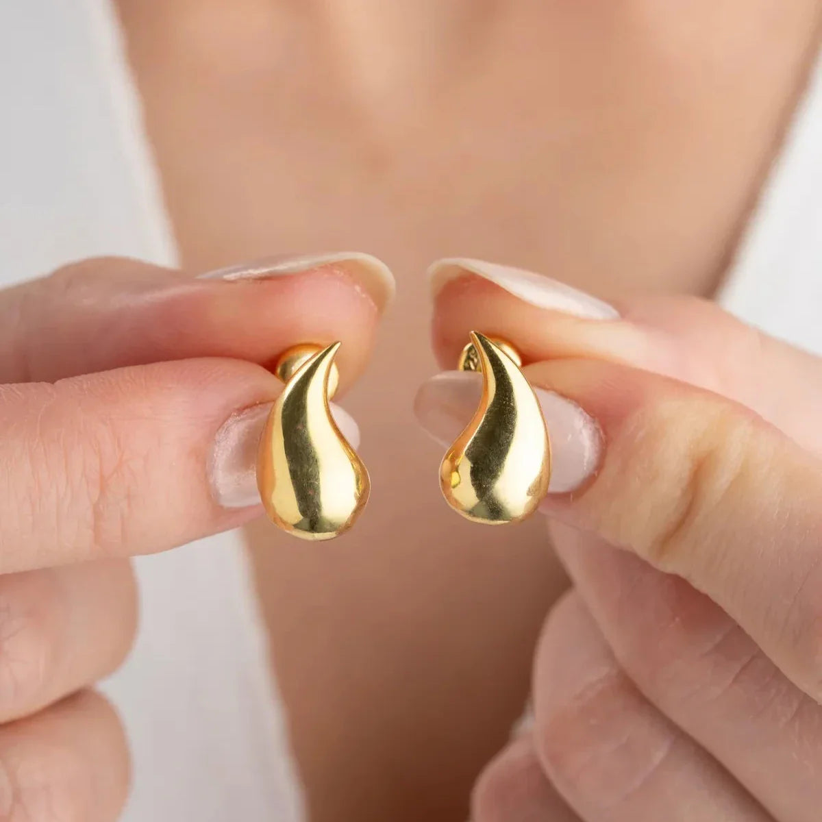 STORT DROPPE HÄNGAR | 925 SILVER