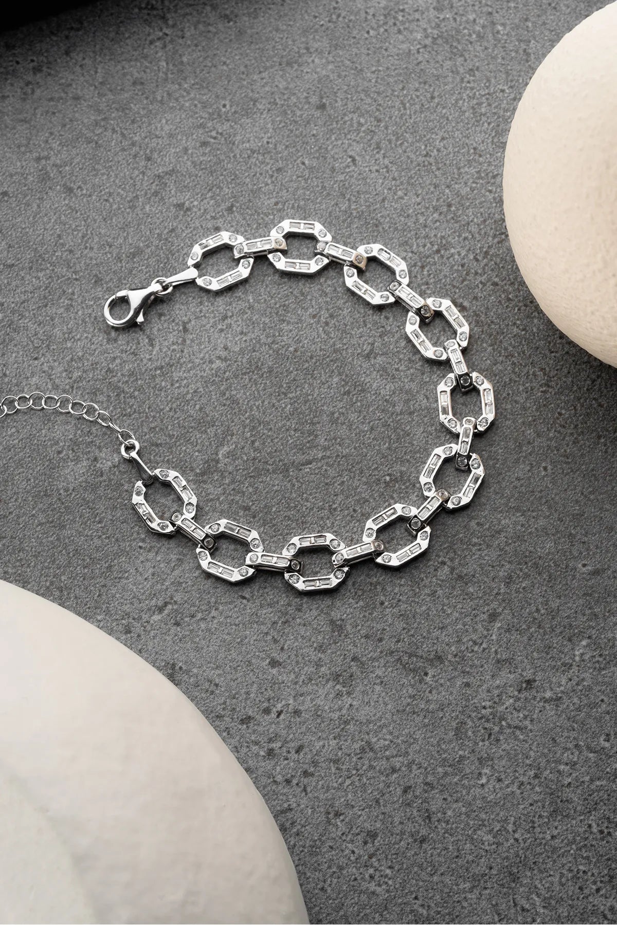 FINESSE STENARMBAND | 925 SILVER