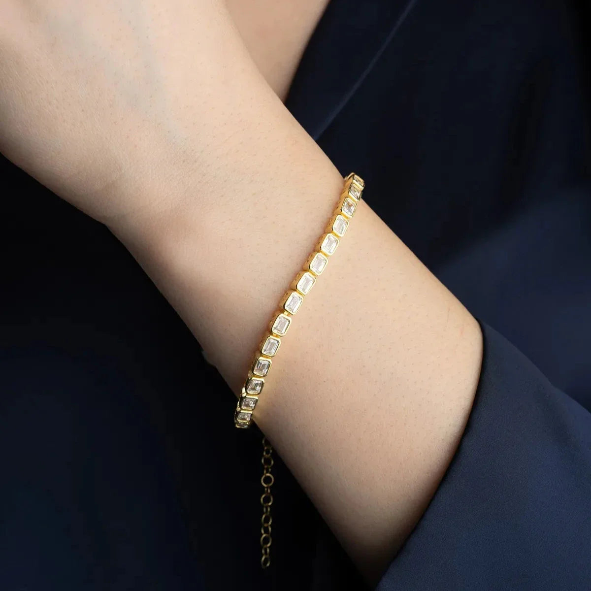 HELA RADEN STENARMBAND | 925 SILVER