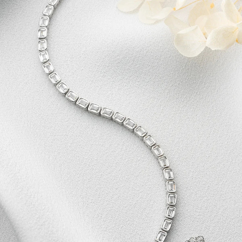 HELA RADEN STENARMBAND | 925 SILVER