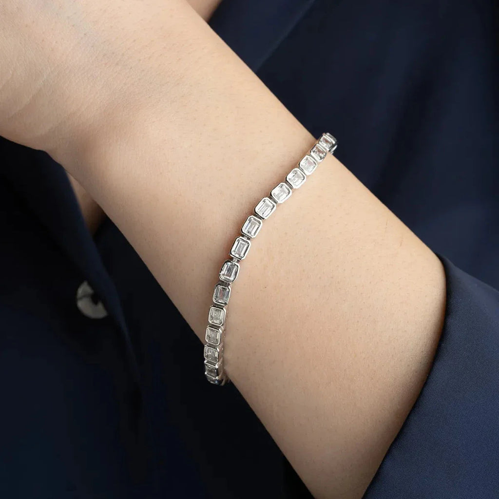 HELA RADEN STENARMBAND | 925 SILVER