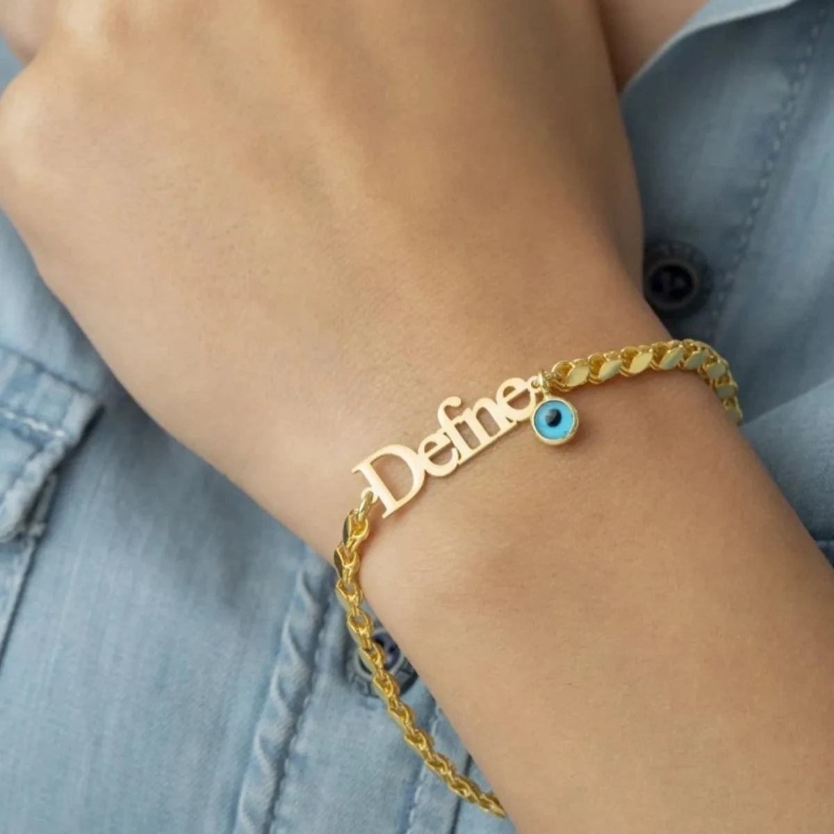 PÄRLARMBAND MED ÖNSKET NAMN | 925 SILVER