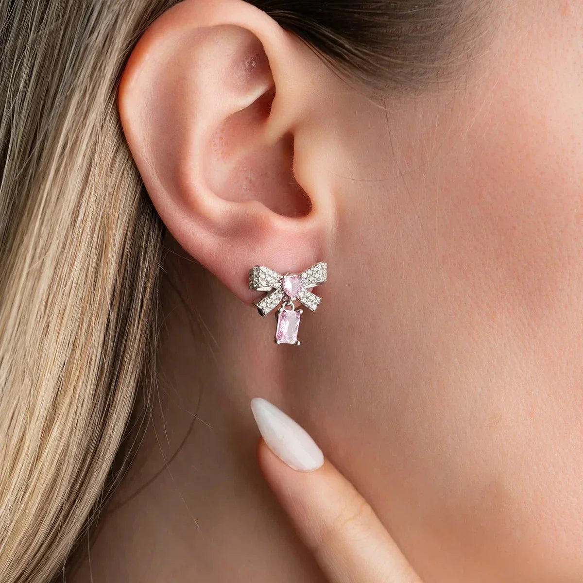 HJÄRTAÖRHÄNGEN med flighta | 925 SILVER