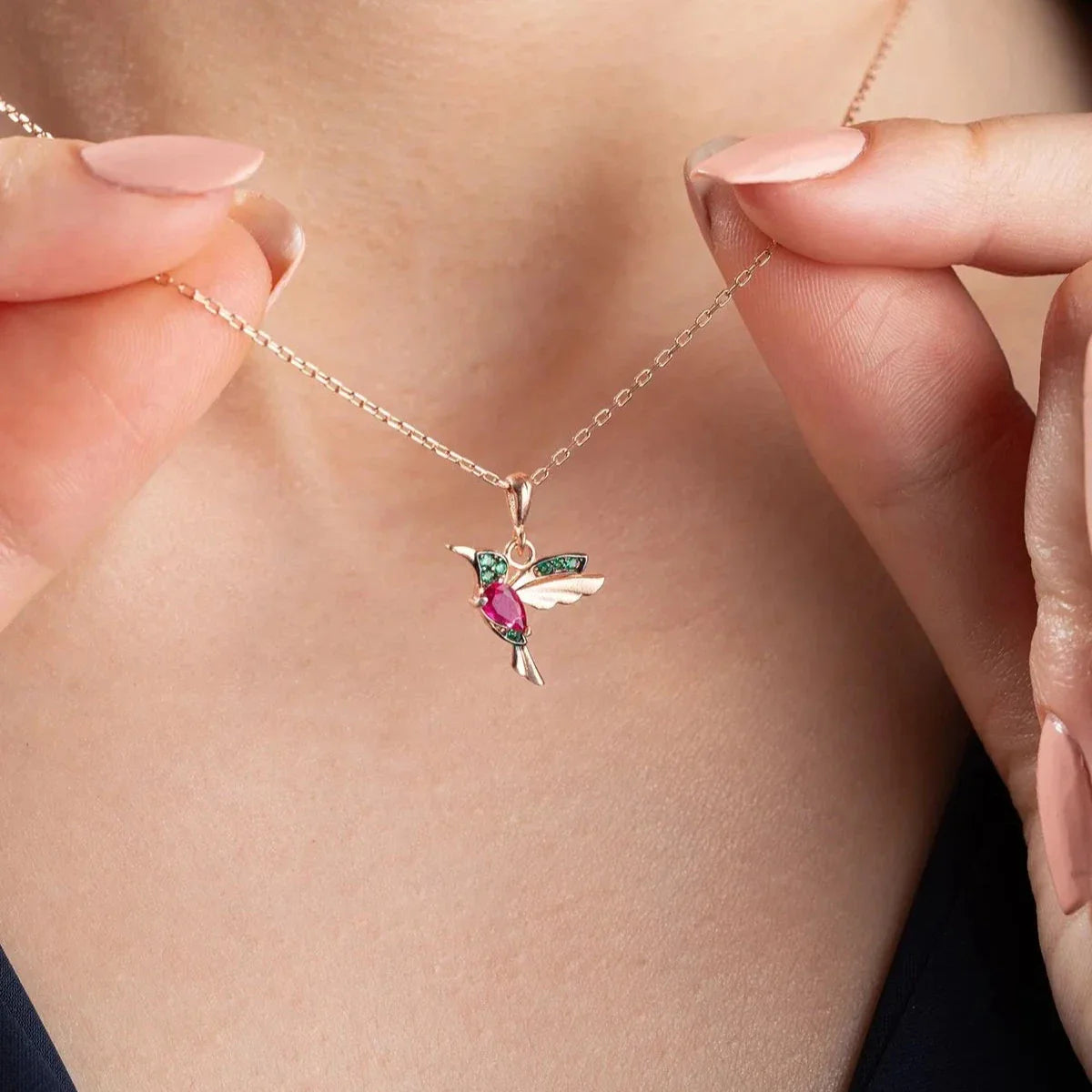 BEE FÅGEL KRAGE | 925 SILVER