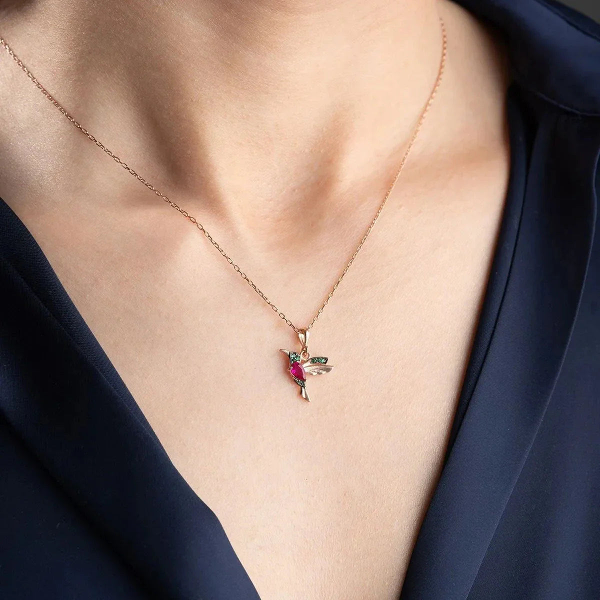 BEE FÅGEL KRAGE | 925 SILVER