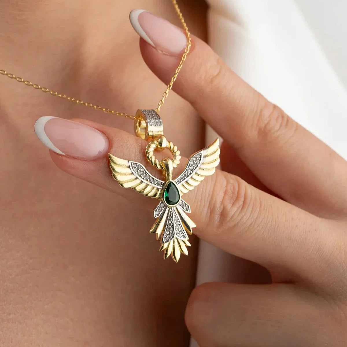 ZÜMRÜDÜANKA KRAGE | 925 SILVER