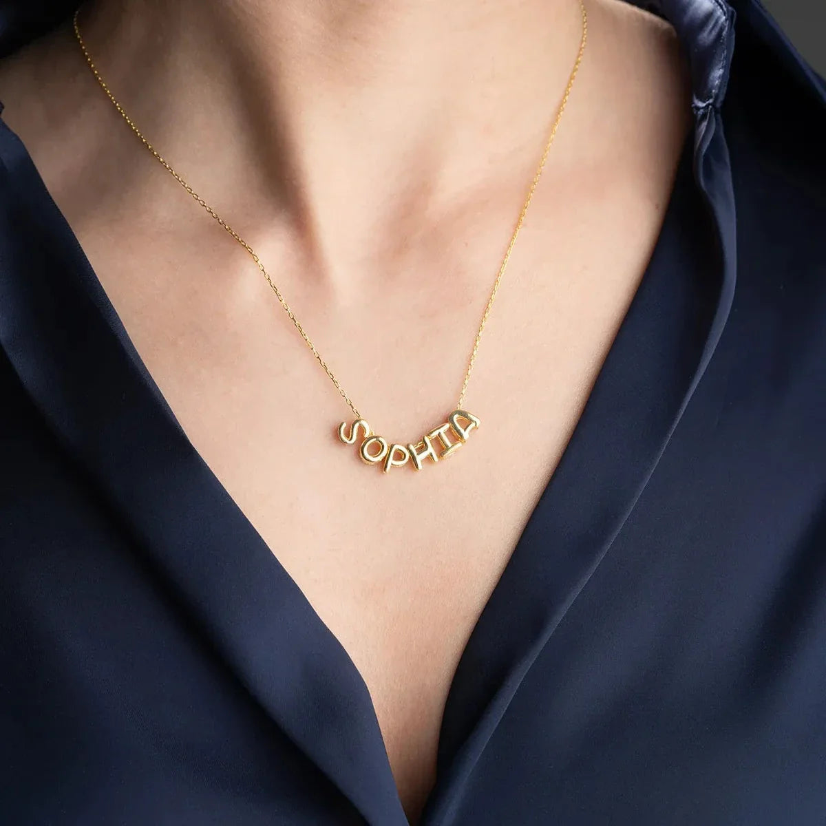 BALLONGBREV NAMN KRAGE | 925 SILVER