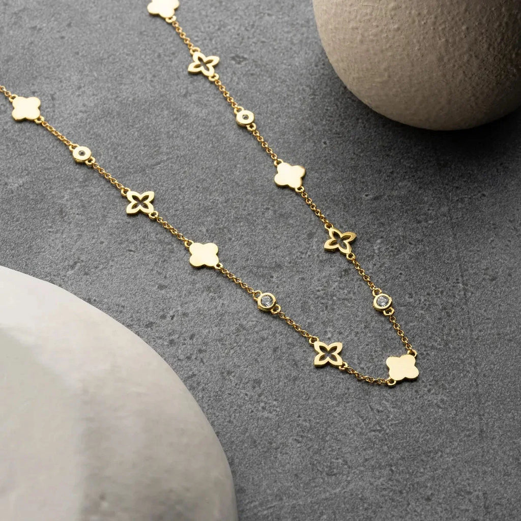 KLÖVER LYCKLIGT KRAGE | 925 SILVER