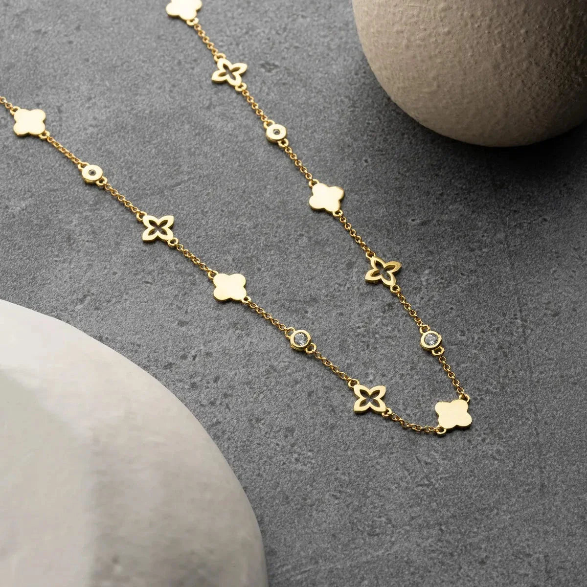 KLÖVER LYCKLIGT KRAGE | 925 SILVER