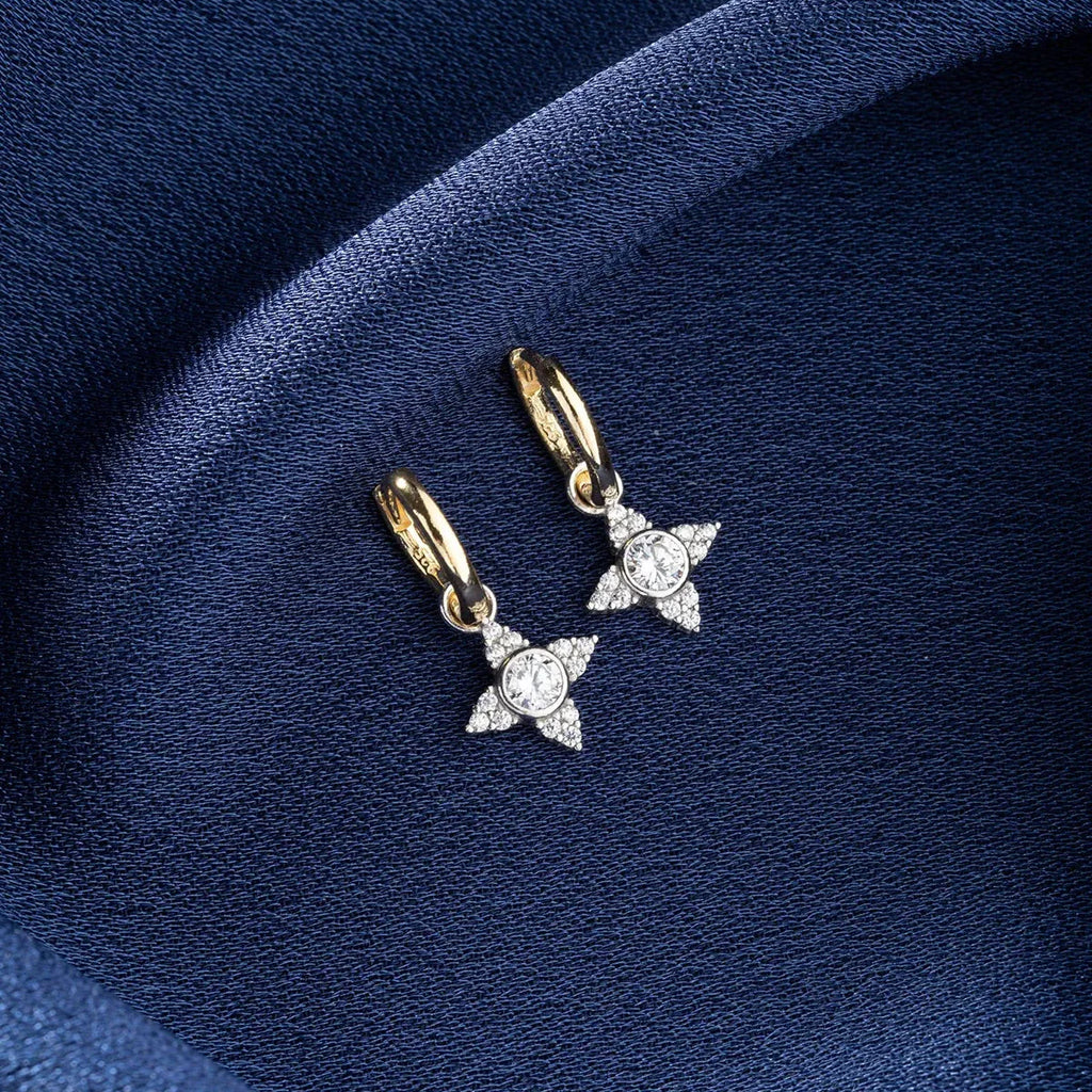 ÖRONHÄNGAR MED ZIRKONSTÄN | 925 SILVER