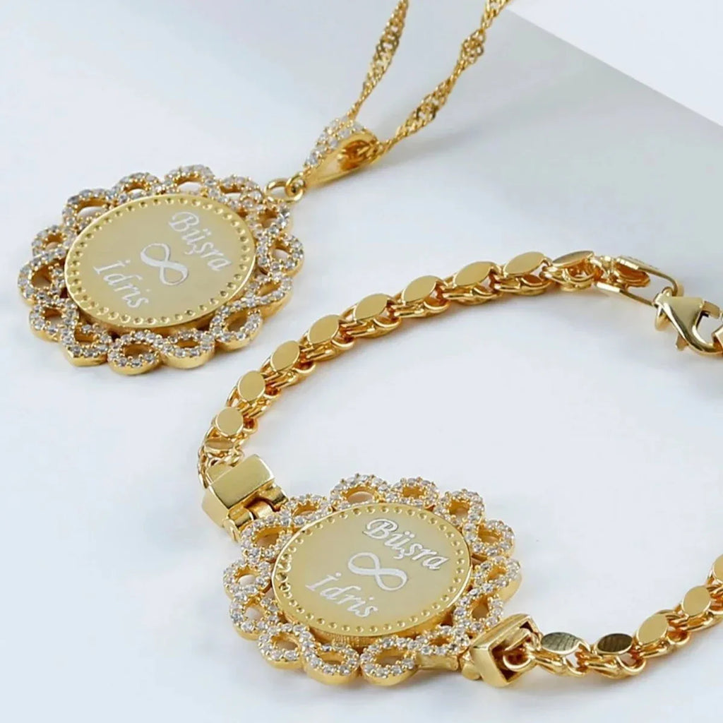 ARMBANDSSET MED PALLETKEDJA KRAGE | 925 SILVER