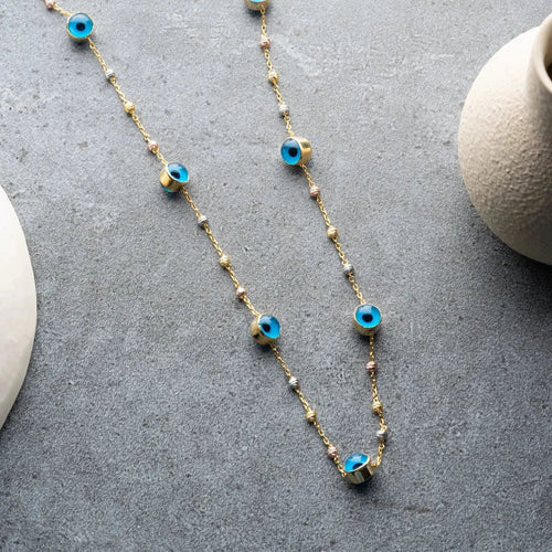 BULLET DORIKA ONDA ÖGONHALSBAND | 925 SILVER