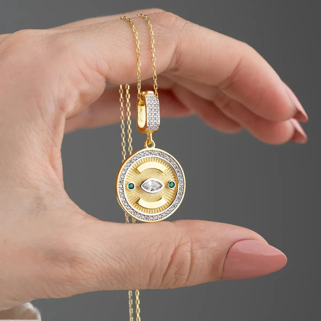 RUBY MÅNHALSBAND | 925 SILVER