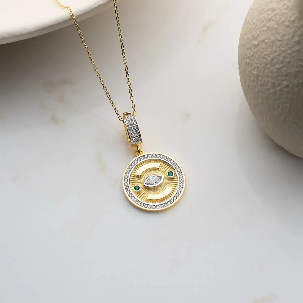 RUBY MÅNHALSBAND | 925 SILVER