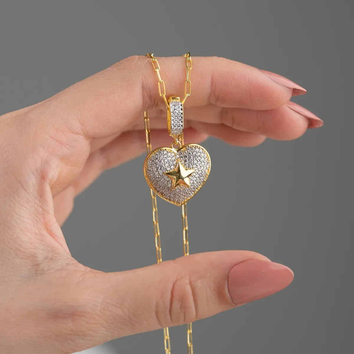 HJÄRTA X STJÄRNA HALSBAND | 925 SILVER