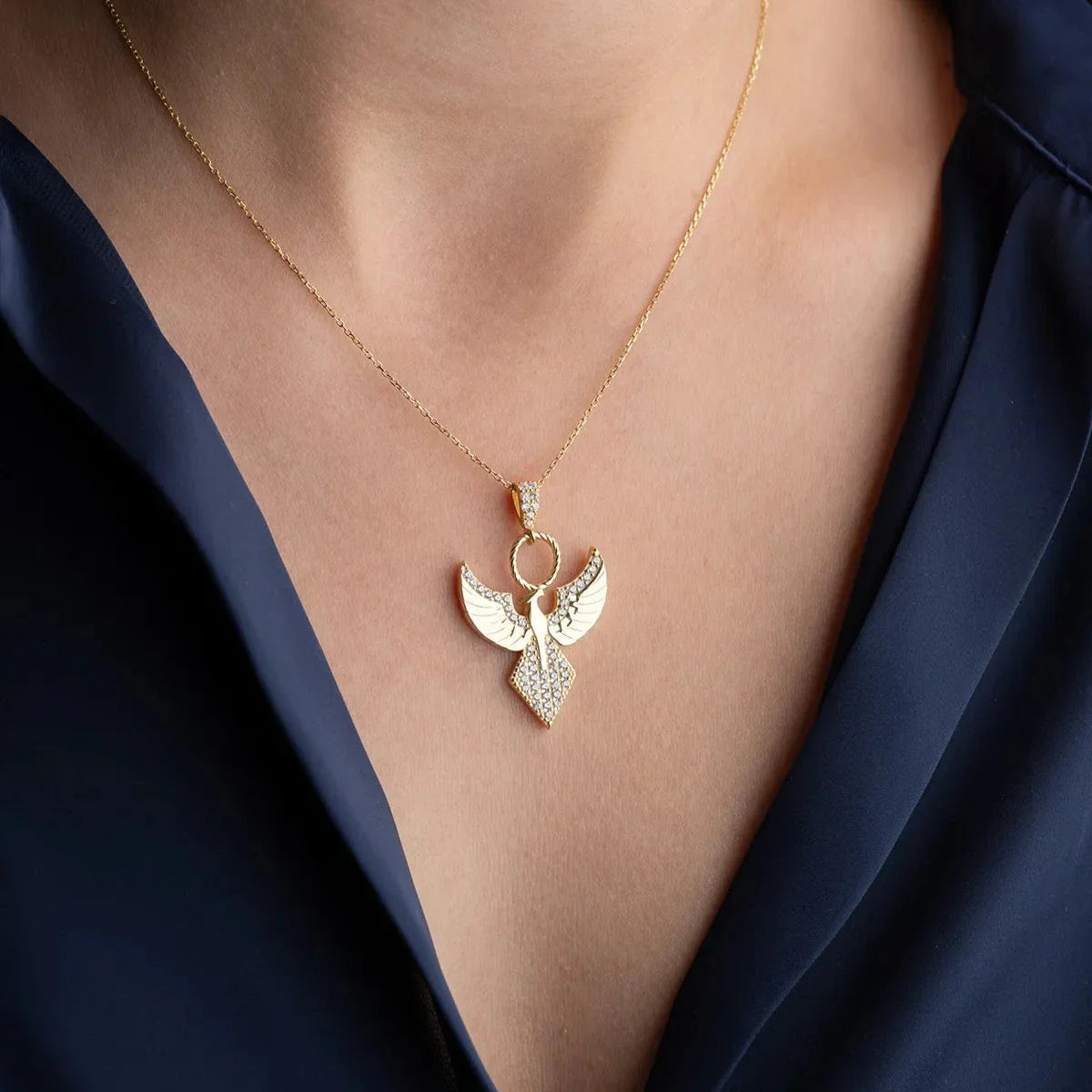 VOLYM ZÜMRÜDANKA KRAGE | 925 SILVER