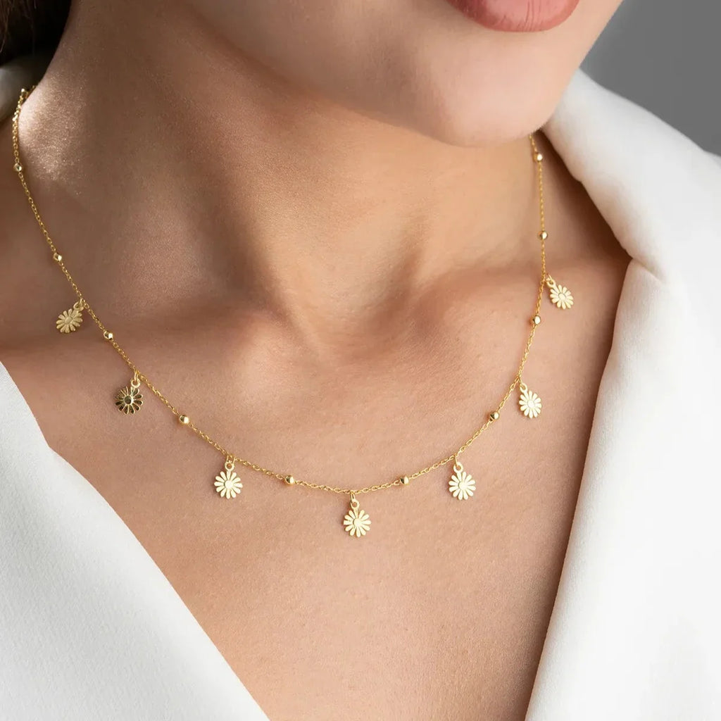 DAISY LUCK HALSBAND | 925 SILVER