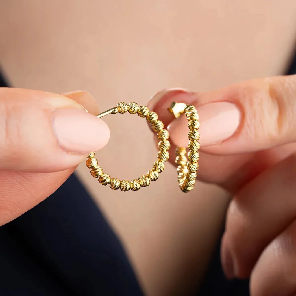 DORIKA STORA ÖRONHÄNGAR | 925 SILVER