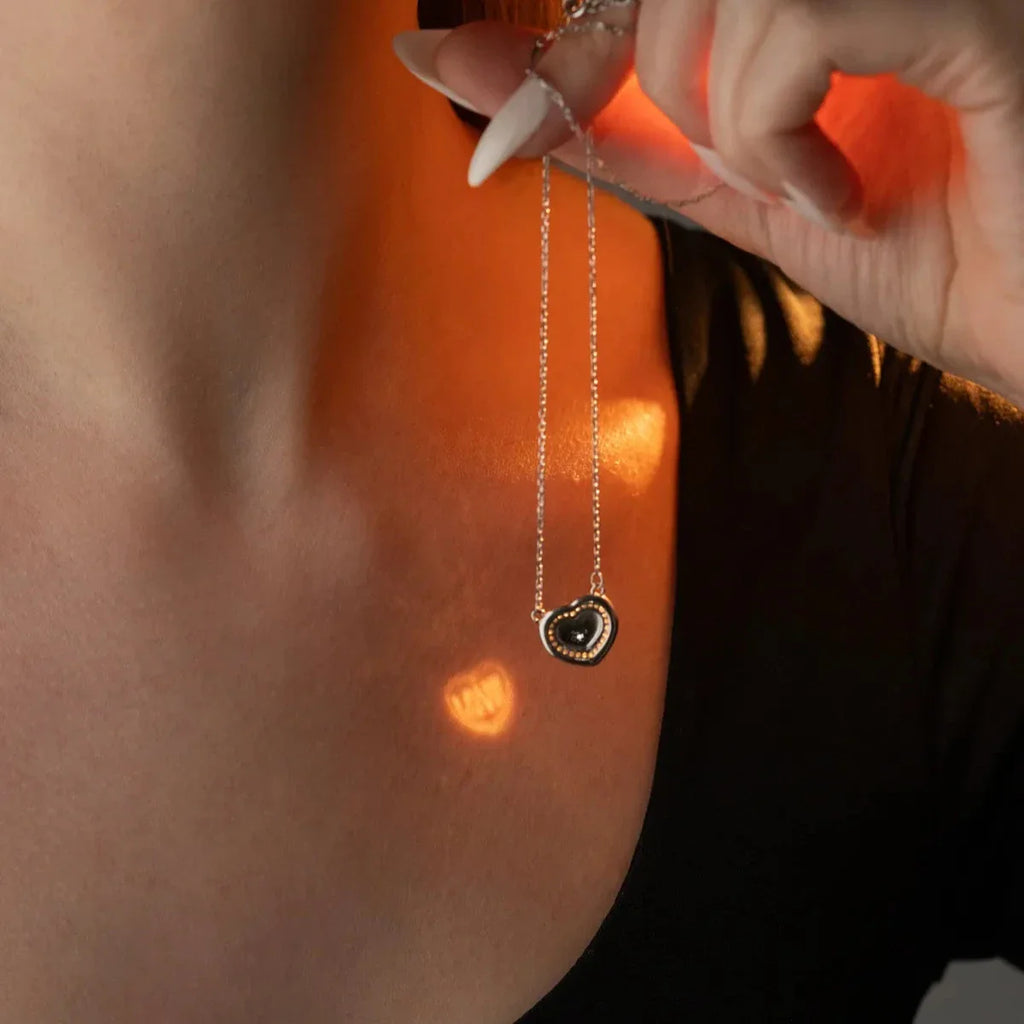 REFLEKTERAD KÄRLEKEDJA | 925 SILVER