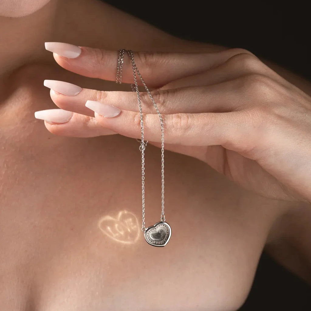 REFLEKTERAD KÄRLEKEDJA | 925 SILVER