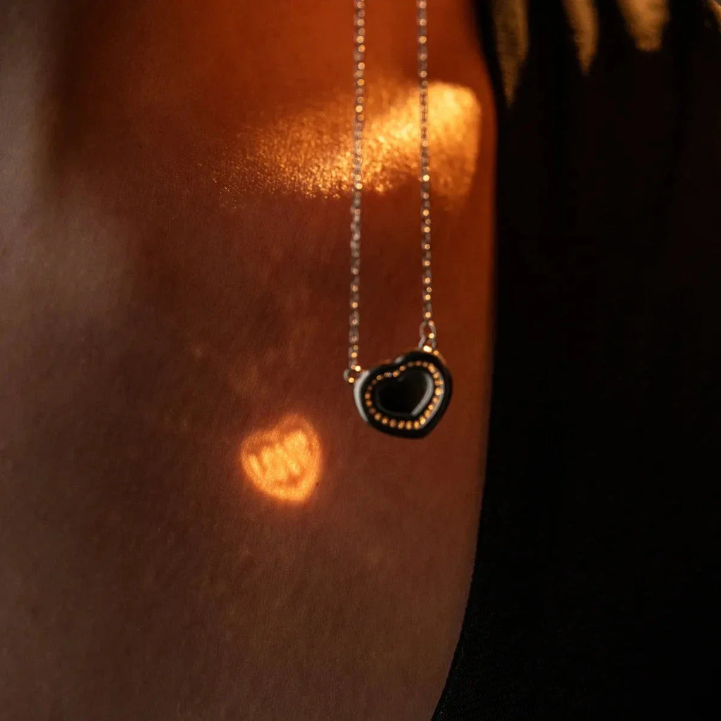 REFLEKTERAD KÄRLEKEDJA | 925 SILVER