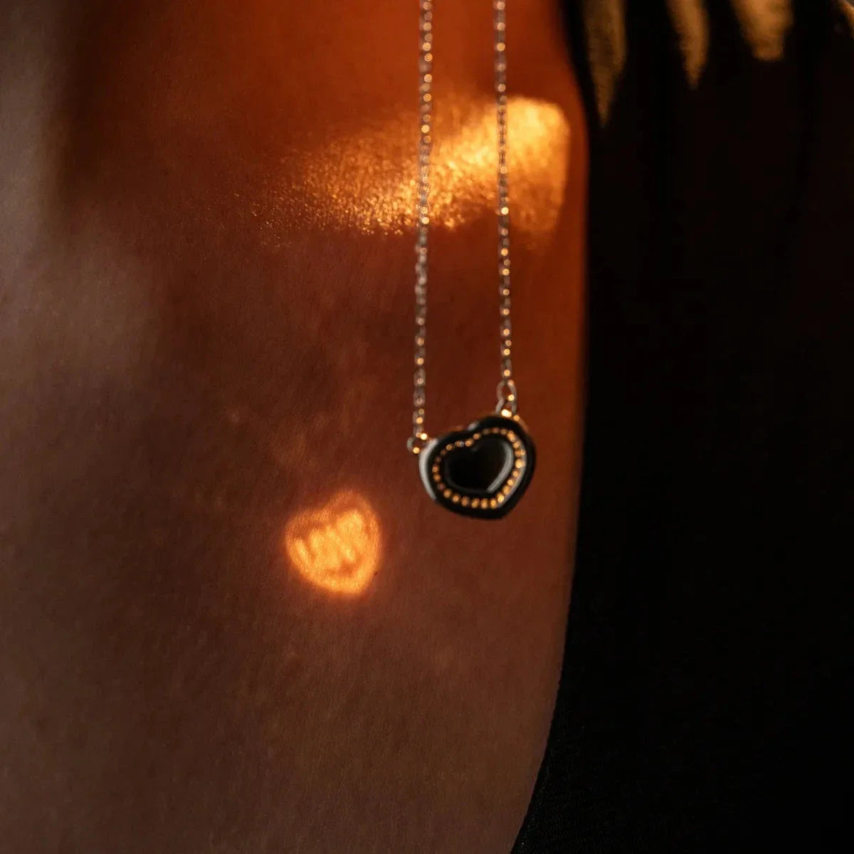 REFLEKTERAD KÄRLEKEDJA | 925 SILVER