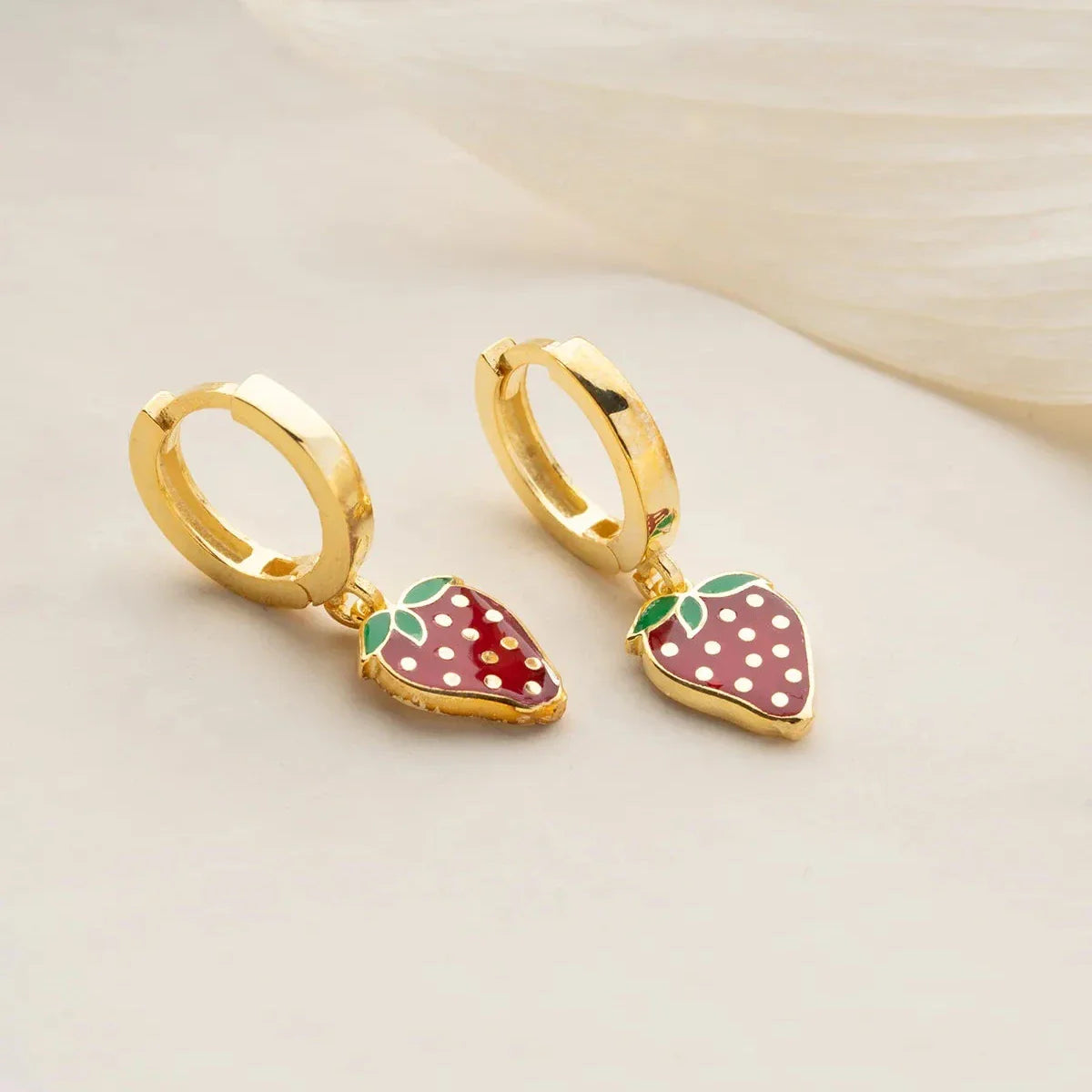 Jordgubbs- och barnögonhänge | 925 silver