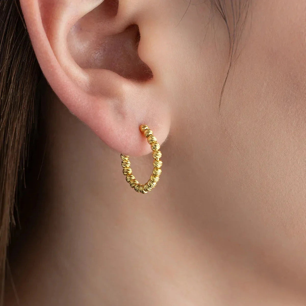 DORIKA STORA ÖRONHÄNGAR | 925 SILVER