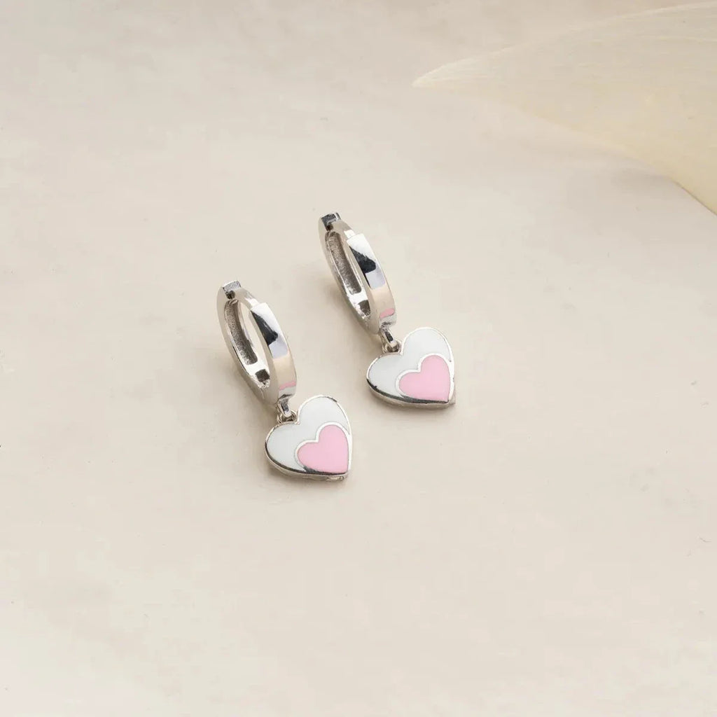HJÄRTA BARNÖRHÄNGEN | 925 SILVER