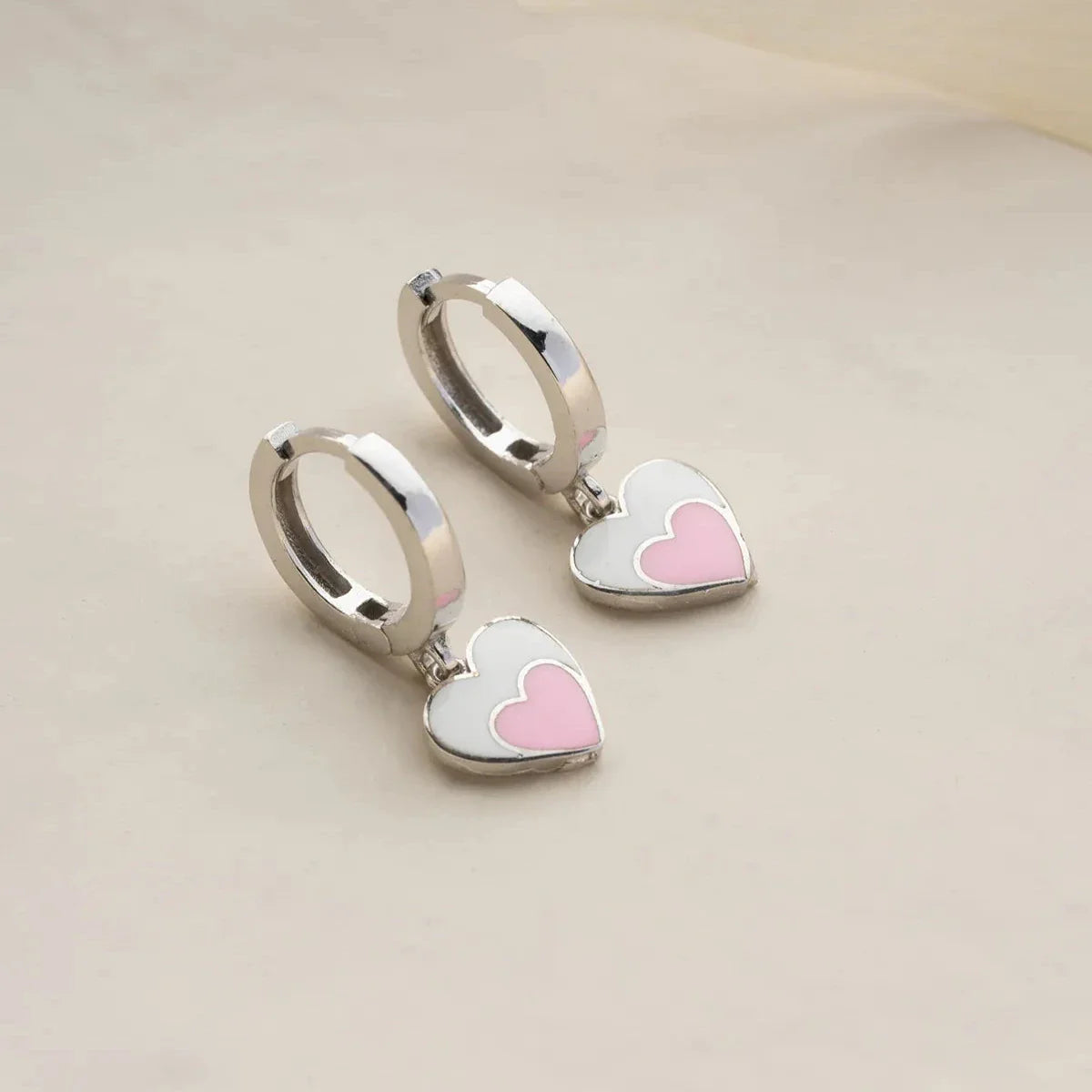 HJÄRTA BARNÖRHÄNGEN | 925 SILVER