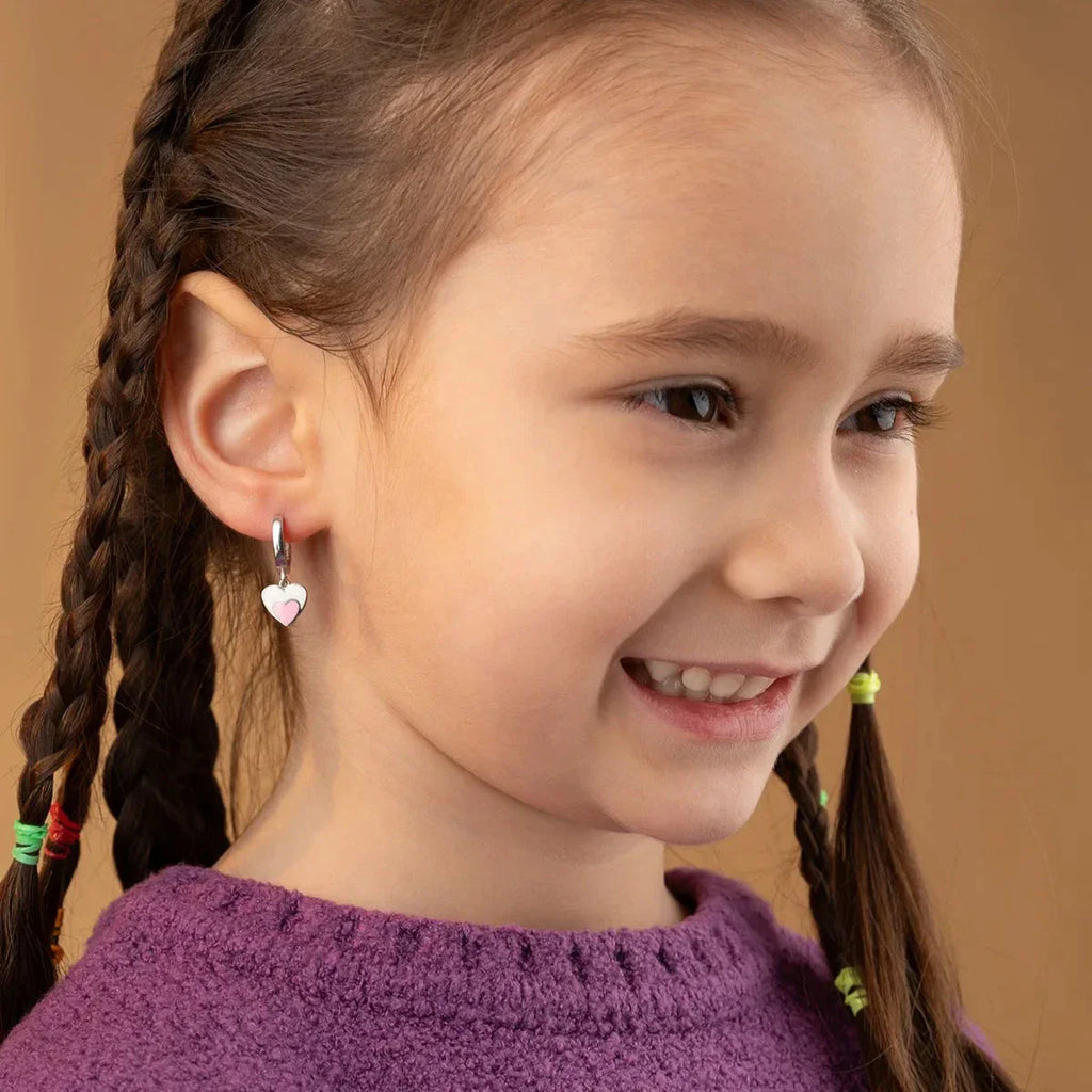 HJÄRTA BARNÖRHÄNGEN | 925 SILVER