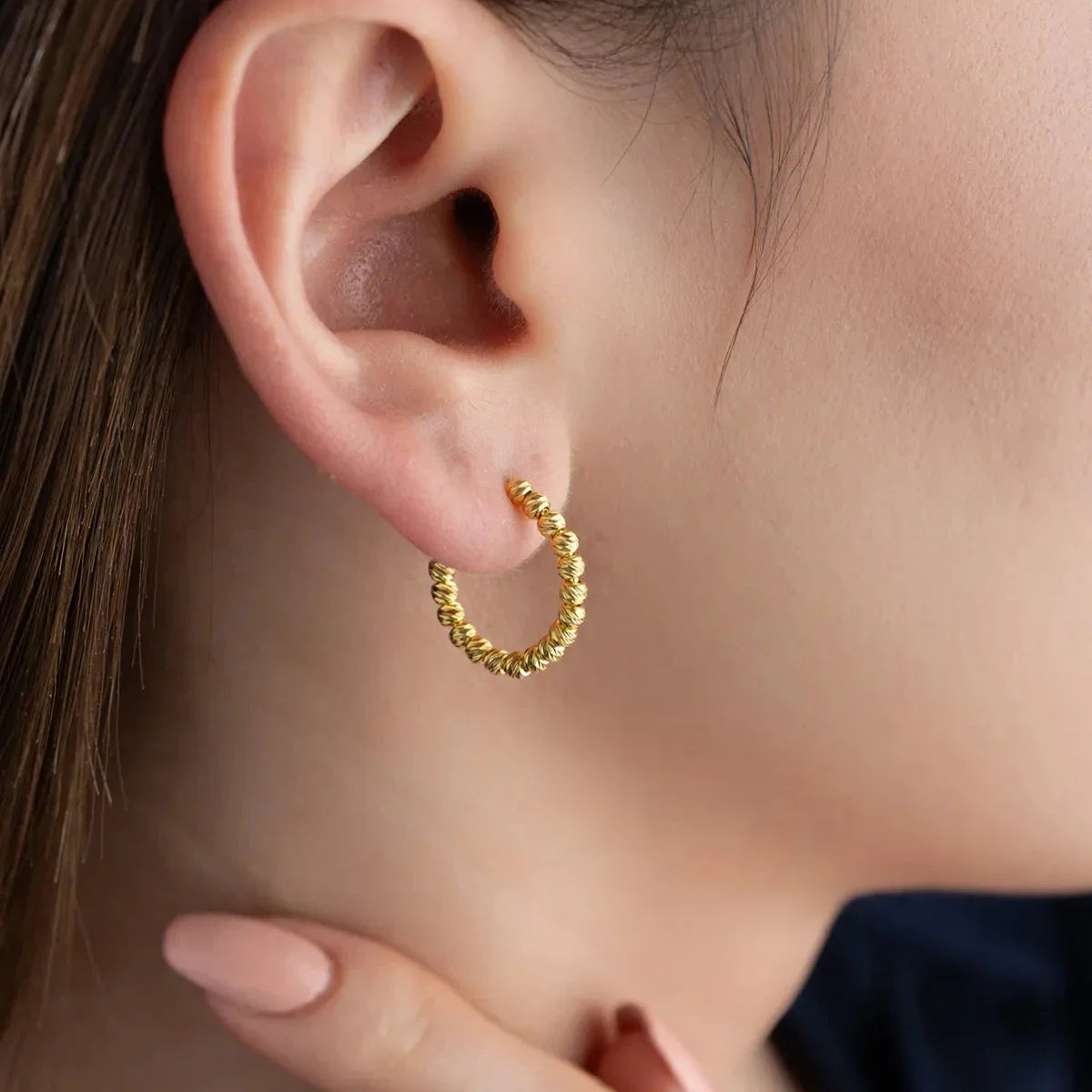 DORIKA STORA ÖRONHÄNGAR | 925 SILVER