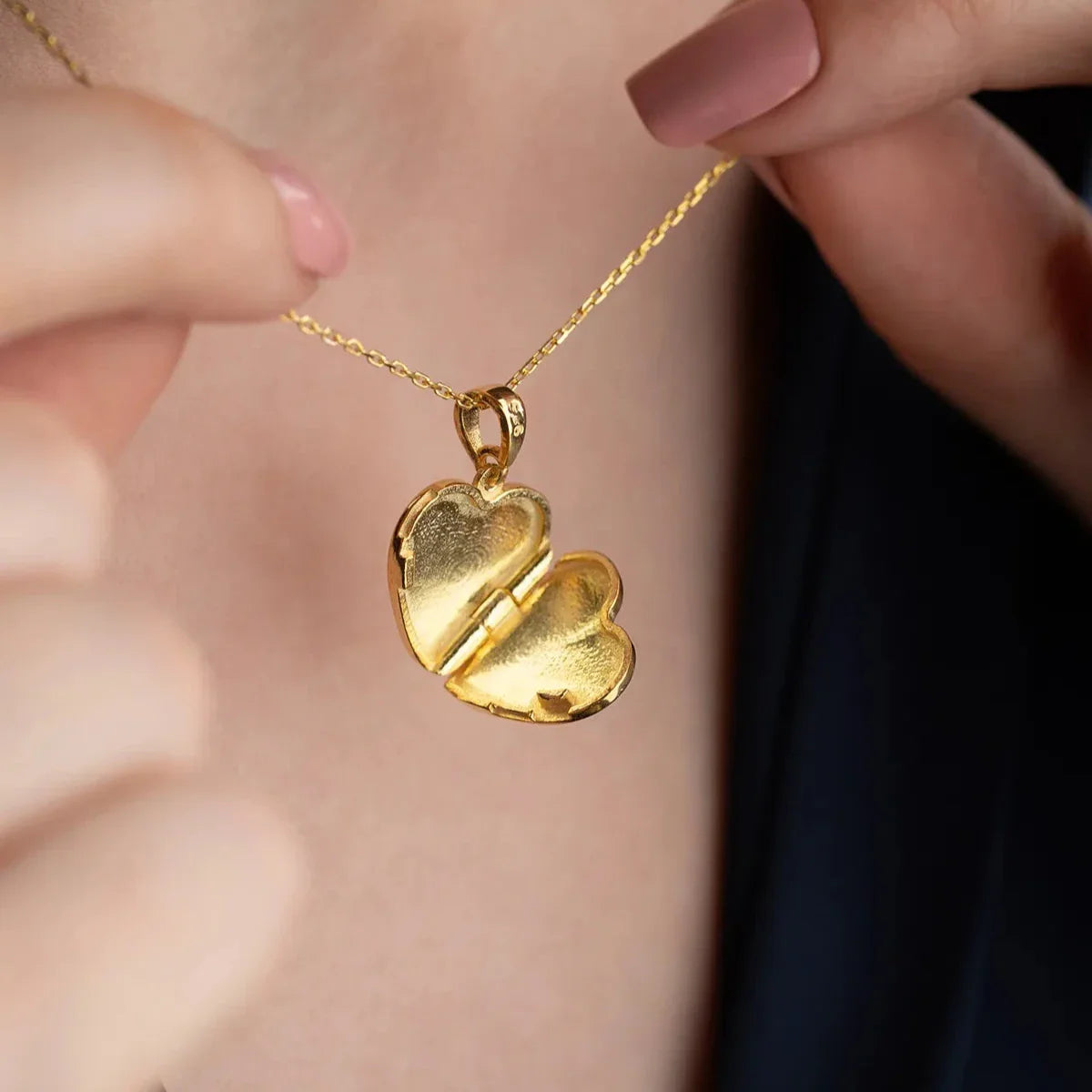 KORALL HJÄRTA KRAGE | 925 SILVER