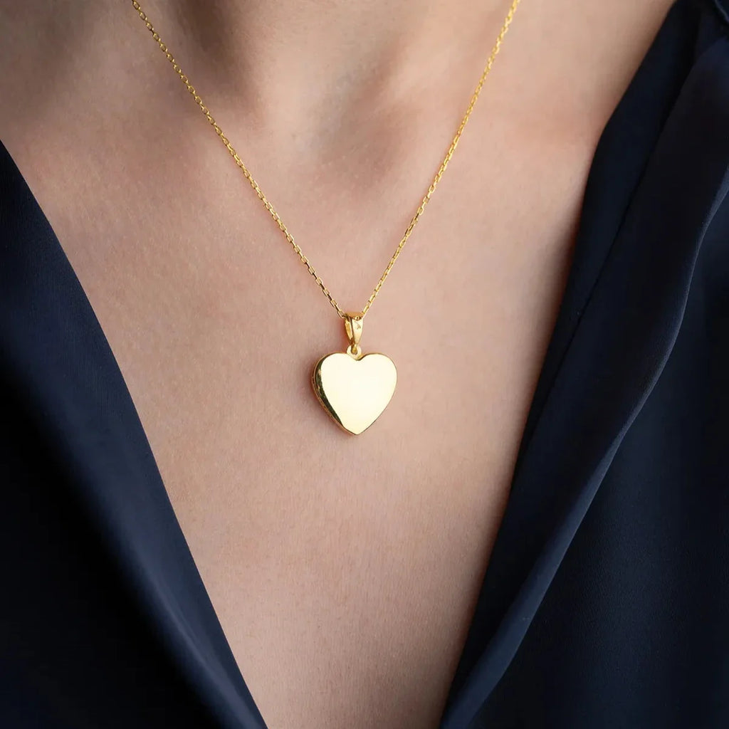 KORALL HJÄRTA KRAGE | 925 SILVER